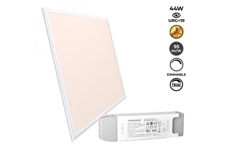 Panneau LED 60x60 encastrable-Dimmable TRIAC-44W-UGR19 - K5235-TRIAC-BN - Barcelona LED 2