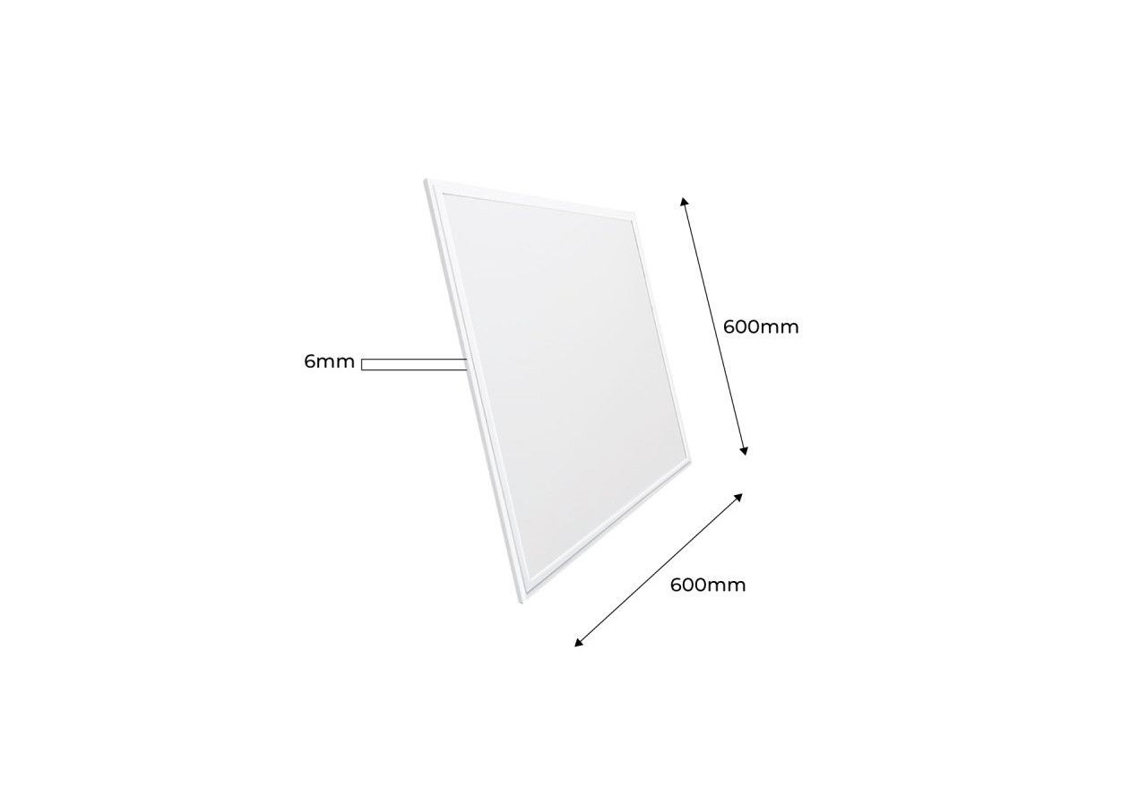 Panneau LED 60x60 encastrable-Dimmable TRIAC-44W-UGR19 - K5235-TRIAC-BN - Barcelona LED