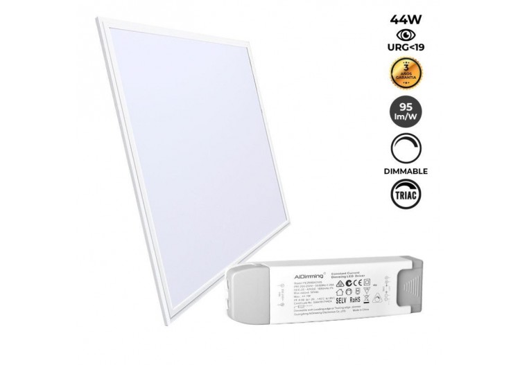 Panneau LED 60x60 encastrable-Dimmable TRIAC-44W-UGR19 - K5235-TRIAC-BF - Barcelona LED 2