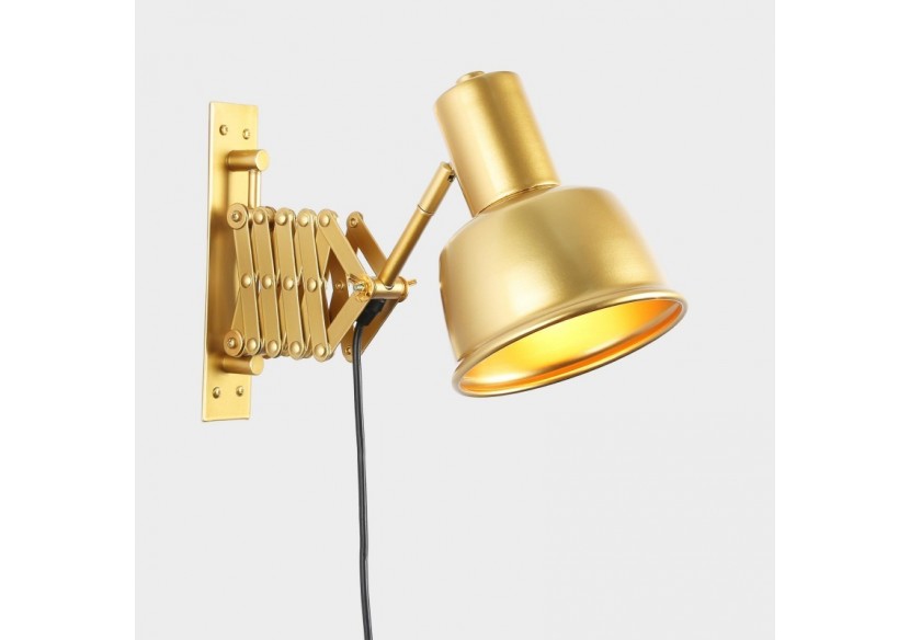 Applique murale industrielle vintage avec bras ciseaux "Roma"-E27 - LV132-D - Barcelona LED Applique murale industrielle vintage avec bras ciseaux "Roma"-E27 - LV132-D - Barcelona LED