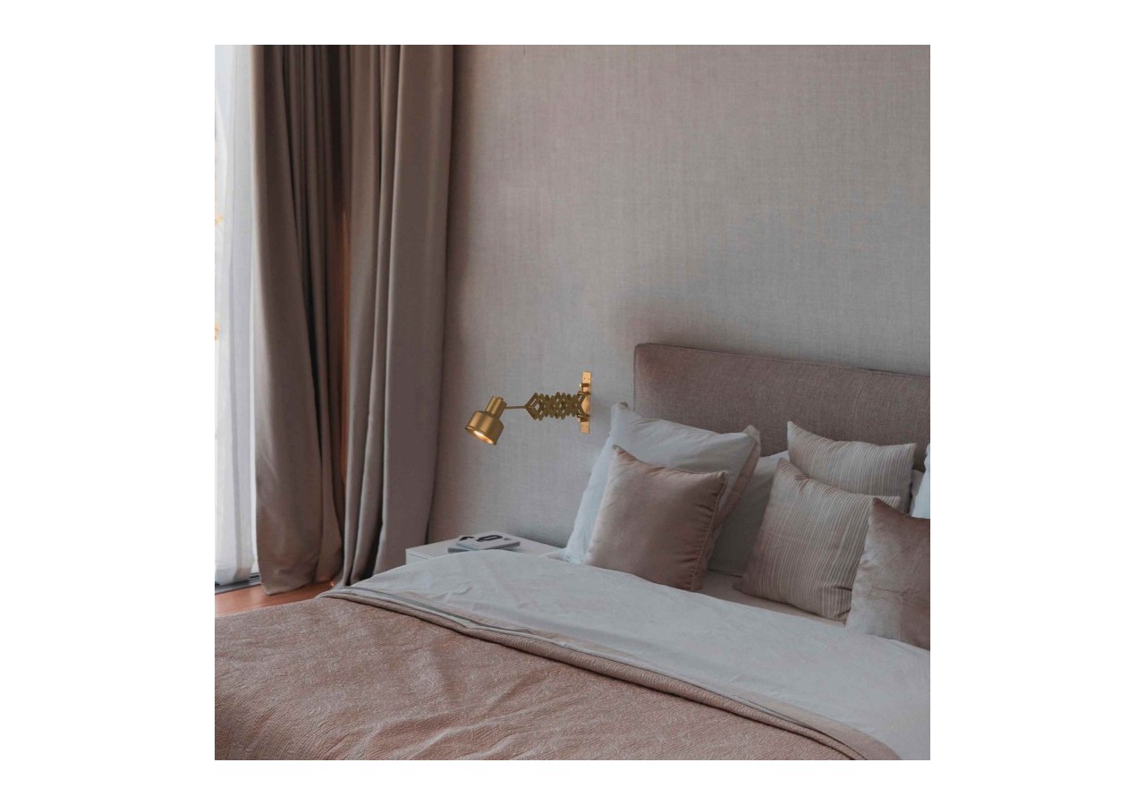 Applique murale industrielle vintage avec bras ciseaux "Roma"-E27 - LV132-D - Barcelona LED