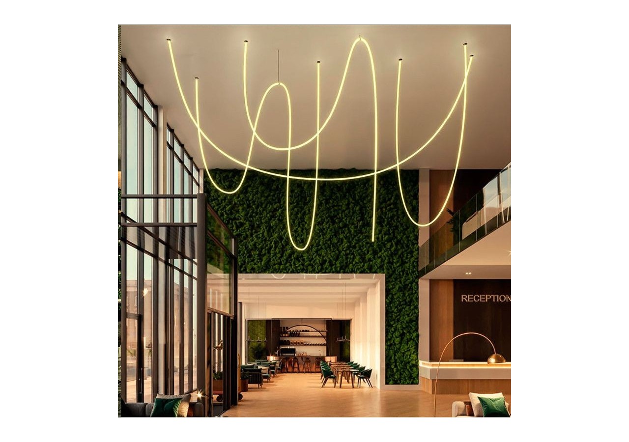 Néon LED flexible circulaire 360 degrés-24V DC-diamètre 20mm-5 mètres-13W/m-Kit complet-IP67 - N20D-5M-BC - Barcelona LED