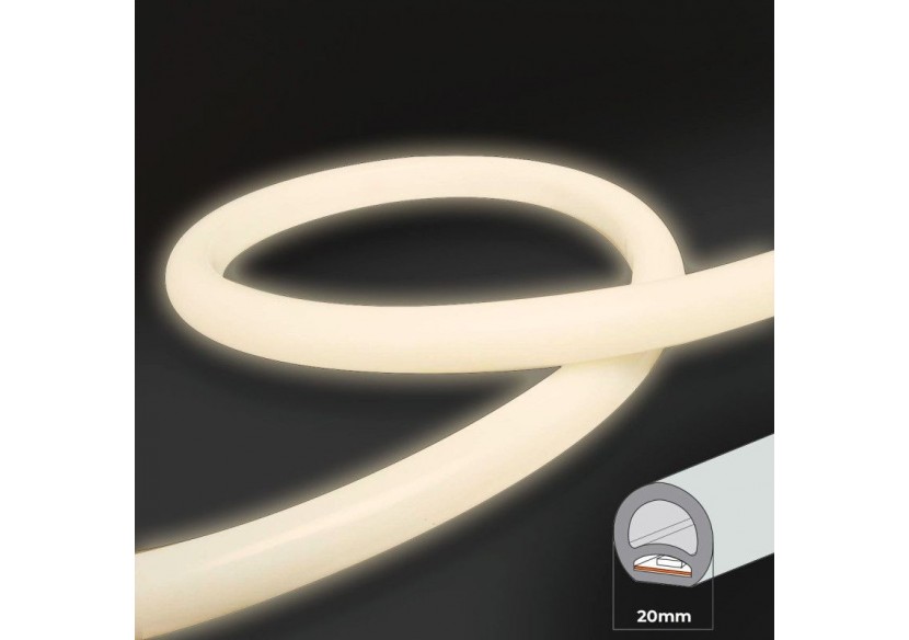 Néon LED flexible circulaire 360 degrés-24V DC-diamètre 20mm-5 mètres-13W/m-Kit complet-IP67 - N20D-5M-BN - Barcelona LED Néon LED flexible circulaire 360 degrés-24V DC-diamètre 20mm-5 mètres-13W/m-Kit complet-IP67 - N20D-5M-BN - Barcelona LED