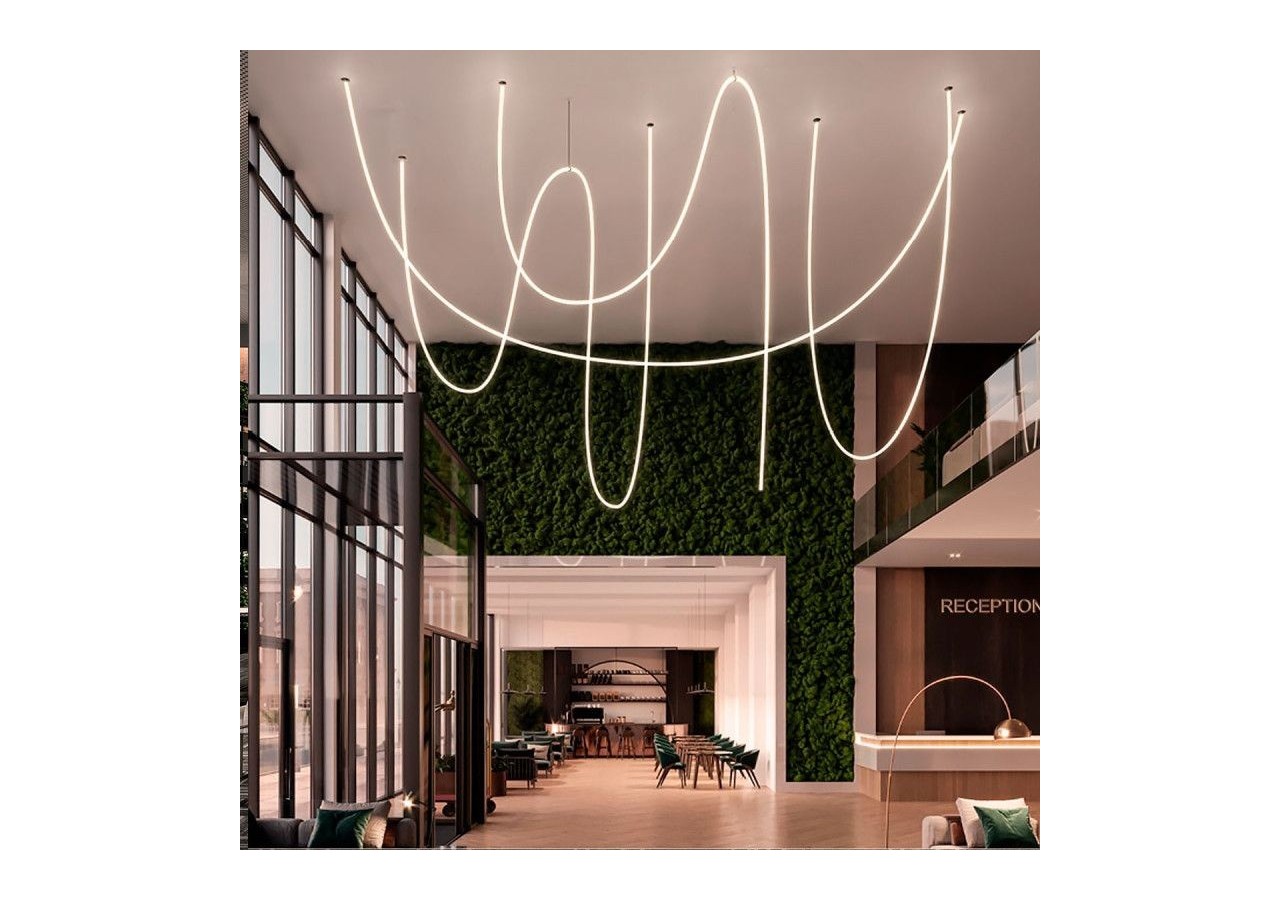 Néon LED flexible circulaire 360 degrés-24V DC-diamètre 20mm-5 mètres-13W/m-Kit complet-IP67 - N20D-5M-BN - Barcelona LED