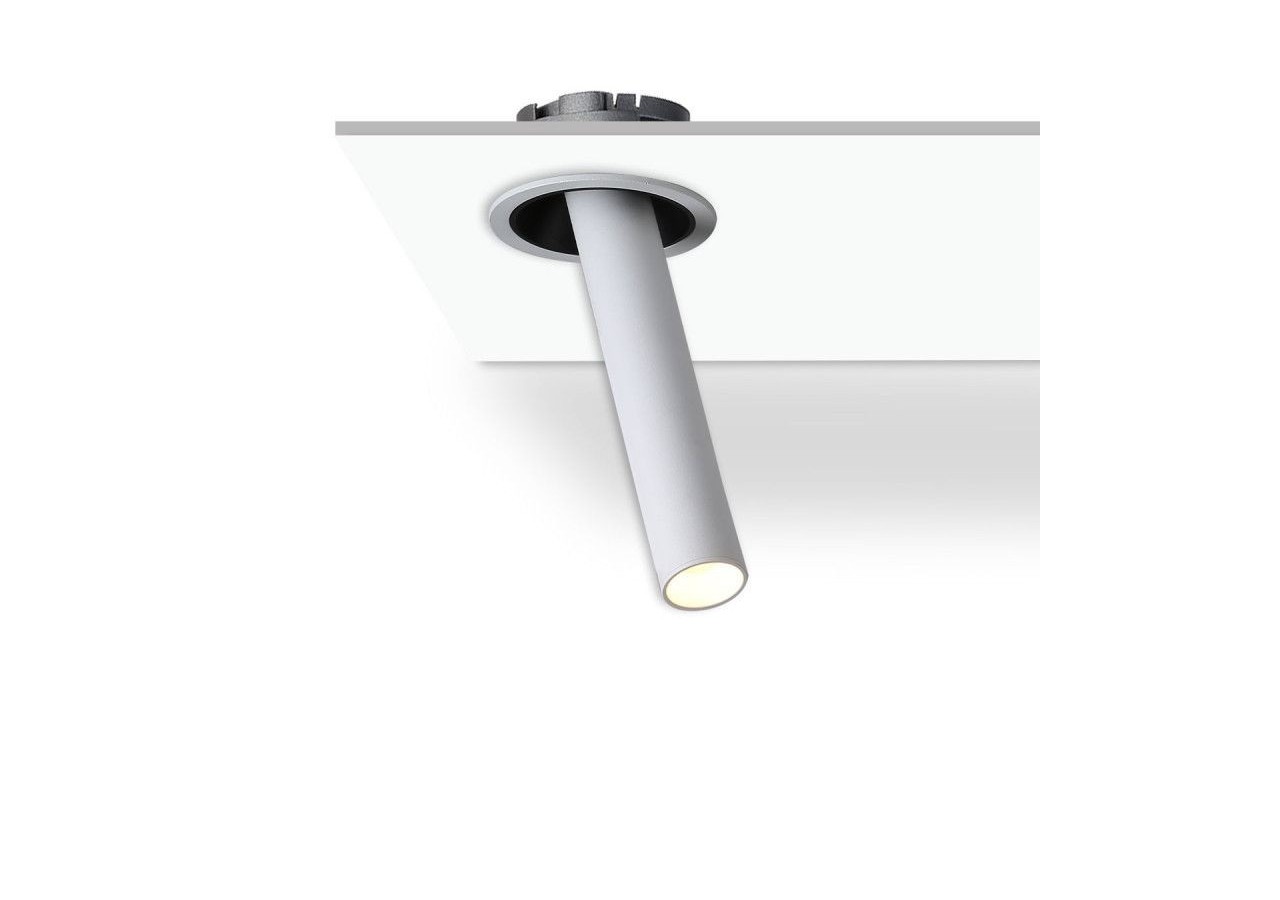 Spot LED encastré orientable "ALAI"-Zoom-200mm-2800K-LED COB-Puce Cree-7W - B861-B - Barcelona LED