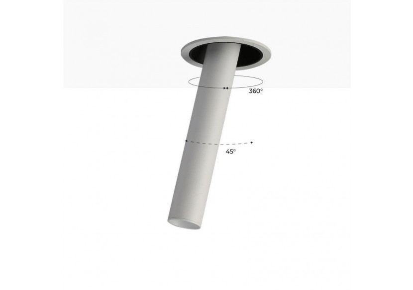 Spot LED encastré orientable "ALAI"-Zoom-200mm-2800K-LED COB-Puce Cree-7W - B861-B - Barcelona LED Spot LED encastré orientable "ALAI"-Zoom-200mm-2800K-LED COB-Puce Cree-7W - B861-B - Barcelona LED