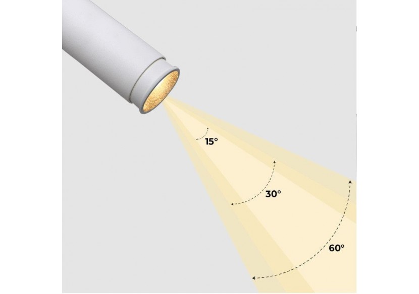 Spot LED encastré orientable "ALAI"-Zoom-200mm-2800K-LED COB-Puce Cree-7W - B861-B - Barcelona LED Spot LED encastré orientable "ALAI"-Zoom-200mm-2800K-LED COB-Puce Cree-7W - B861-B - Barcelona LED