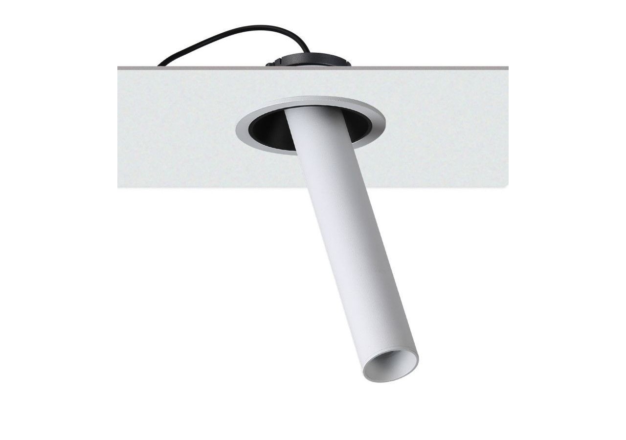 Spot LED encastré orientable "ALAI"-Zoom-200mm-2800K-LED COB-Puce Cree-7W - B861-B - Barcelona LED