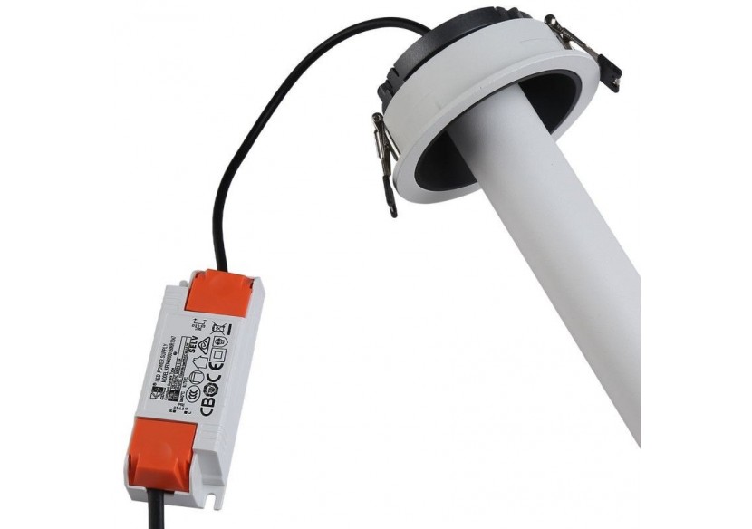 Spot LED encastré orientable "ALAI"-Zoom-200mm-2800K-LED COB-Puce Cree-7W - B861-B - Barcelona LED Spot LED encastré orientable "ALAI"-Zoom-200mm-2800K-LED COB-Puce Cree-7W - B861-B - Barcelona LED