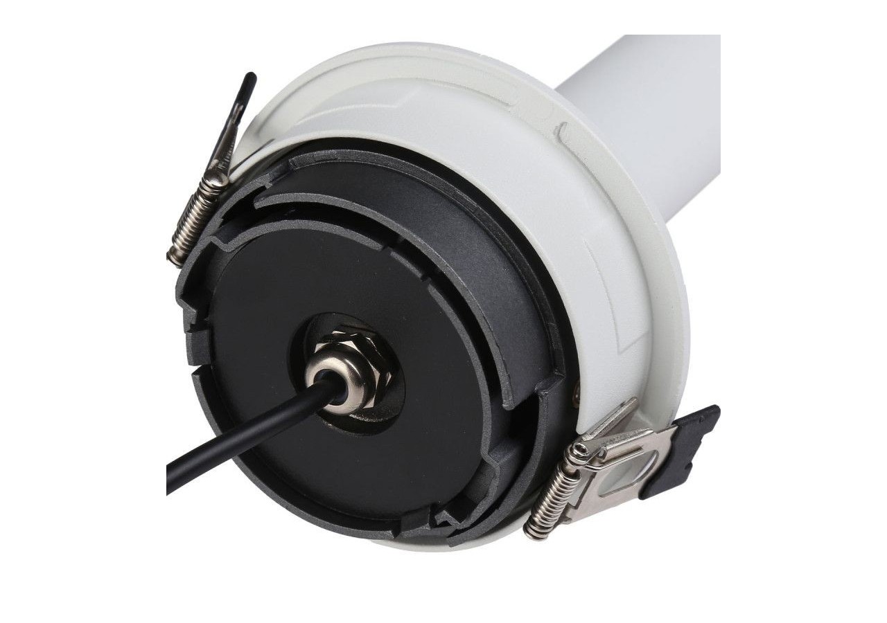 Spot LED encastré orientable "ALAI"-Zoom-200mm-2800K-LED COB-Puce Cree-7W - B861-B - Barcelona LED
