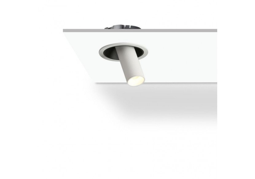 Spot LED encastré orientable "ALAI"-Zoom-100mm-2800K-LED COB-Puce Cree-7W - B860-B - Barcelona LED Spot LED encastré orientable "ALAI"-Zoom-100mm-2800K-LED COB-Puce Cree-7W - B860-B - Barcelona LED