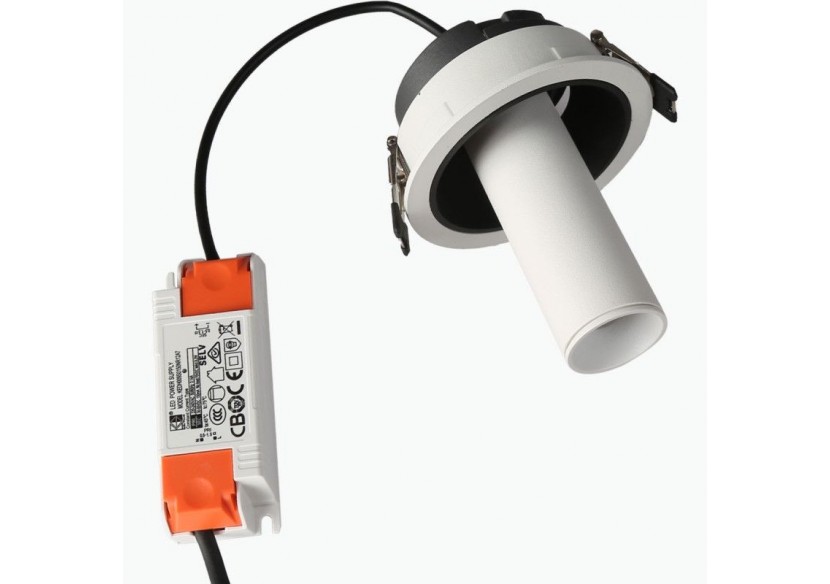 Spot LED encastré orientable "ALAI"-Zoom-100mm-2800K-LED COB-Puce Cree-7W - B860-B - Barcelona LED Spot LED encastré orientable "ALAI"-Zoom-100mm-2800K-LED COB-Puce Cree-7W - B860-B - Barcelona LED