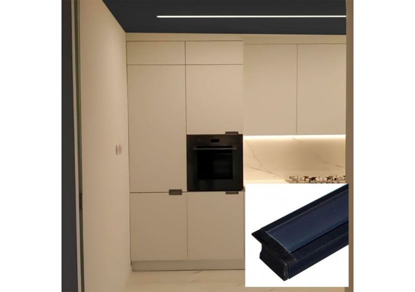 Profilé encastré en aluminium pour bande LED avec diffuseur-23x15mm-2 embouts-2m - KPERF23X15-N - Barcelona LED Profilé encastré en aluminium pour bande LED avec diffuseur-23x15mm-2 embouts-2m - KPERF23X15-N - Barcelona LED