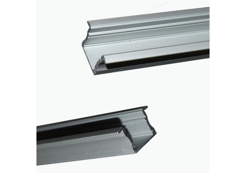 Profilé encastré en aluminium pour bande LED avec diffuseur-23x15mm-2 embouts-2m - KPERF23X15-P - Barcelona LED Profilé encastré en aluminium pour bande LED avec diffuseur-23x15mm-2 embouts-2m - KPERF23X15-P - Barcelona LED