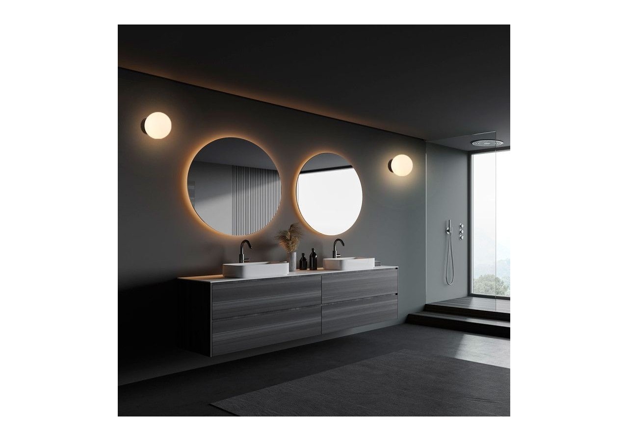 Applique murale globe en verre "AVA"-E27-IP44 - LE101-N - Barcelona LED