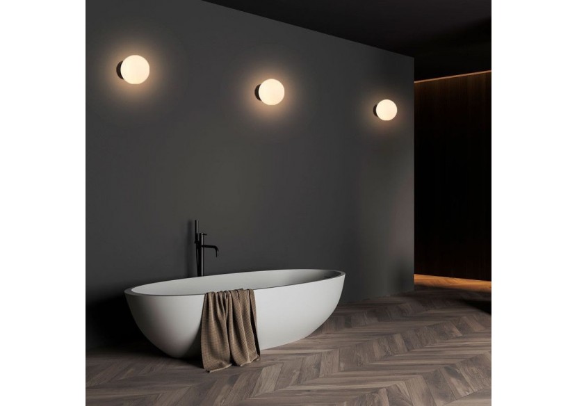 Applique murale globe en verre "AVA"-E27-IP44 - LE101-N - Barcelona LED Applique murale globe en verre "AVA"-E27-IP44 - LE101-N - Barcelona LED