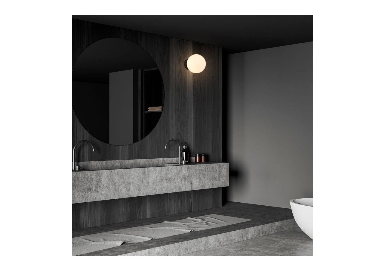 Applique murale globe en verre "AVA"-E27-IP44 - LE101-N - Barcelona LED