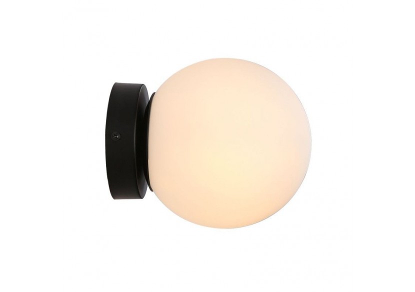 Applique murale globe en verre "AVA"-E27-IP44 - LE101-N - Barcelona LED Applique murale globe en verre "AVA"-E27-IP44 - LE101-N - Barcelona LED