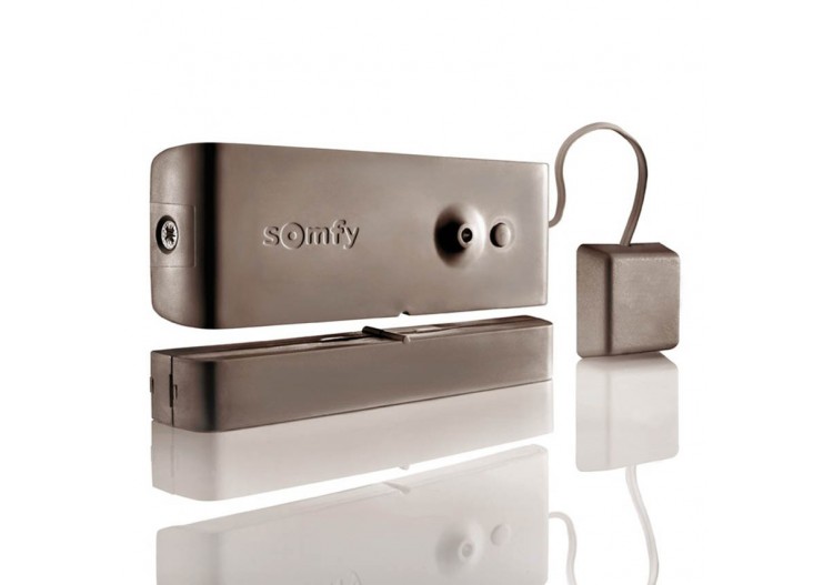 Détecteur d'ouverture et de bris de vitre (marron) : Confort'Mat