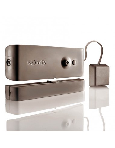 Détecteur d'ouverture et de bris de vitre (marron) : Confort'Mat