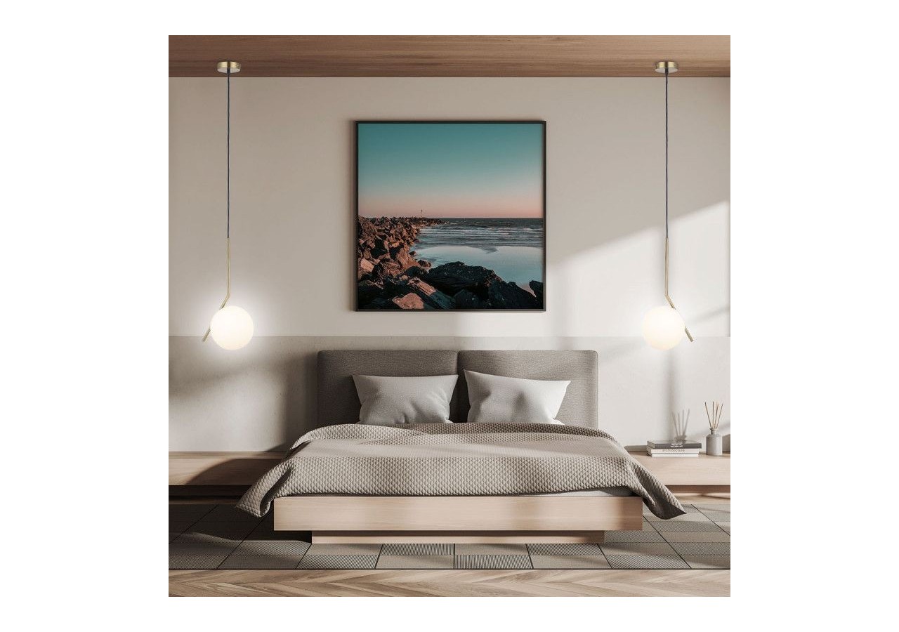 Suspension globe en verre "HERMI"-E27 - LD1006-D - Barcelona LED