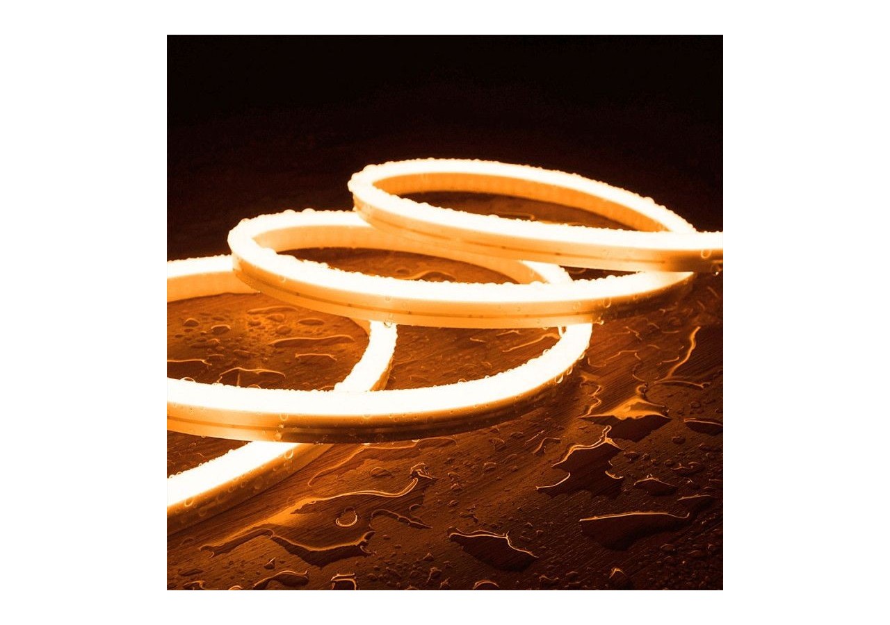 Néon LED flexible 24V/DC 4x10mm-5m-Kit complet-IP67-11W/m-À courbure latérale - N410-5M-180 - Barcelona LED