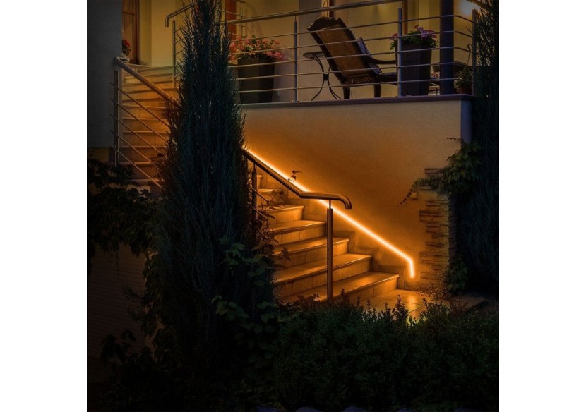 Néon LED flexible 24V/DC 4x10mm-5m-Kit complet-IP67-11W/m-À courbure latérale - N410-5M-180 - Barcelona LED Néon LED flexible 24V/DC 4x10mm-5m-Kit complet-IP67-11W/m-À courbure latérale - N410-5M-180 - Barcelona LED