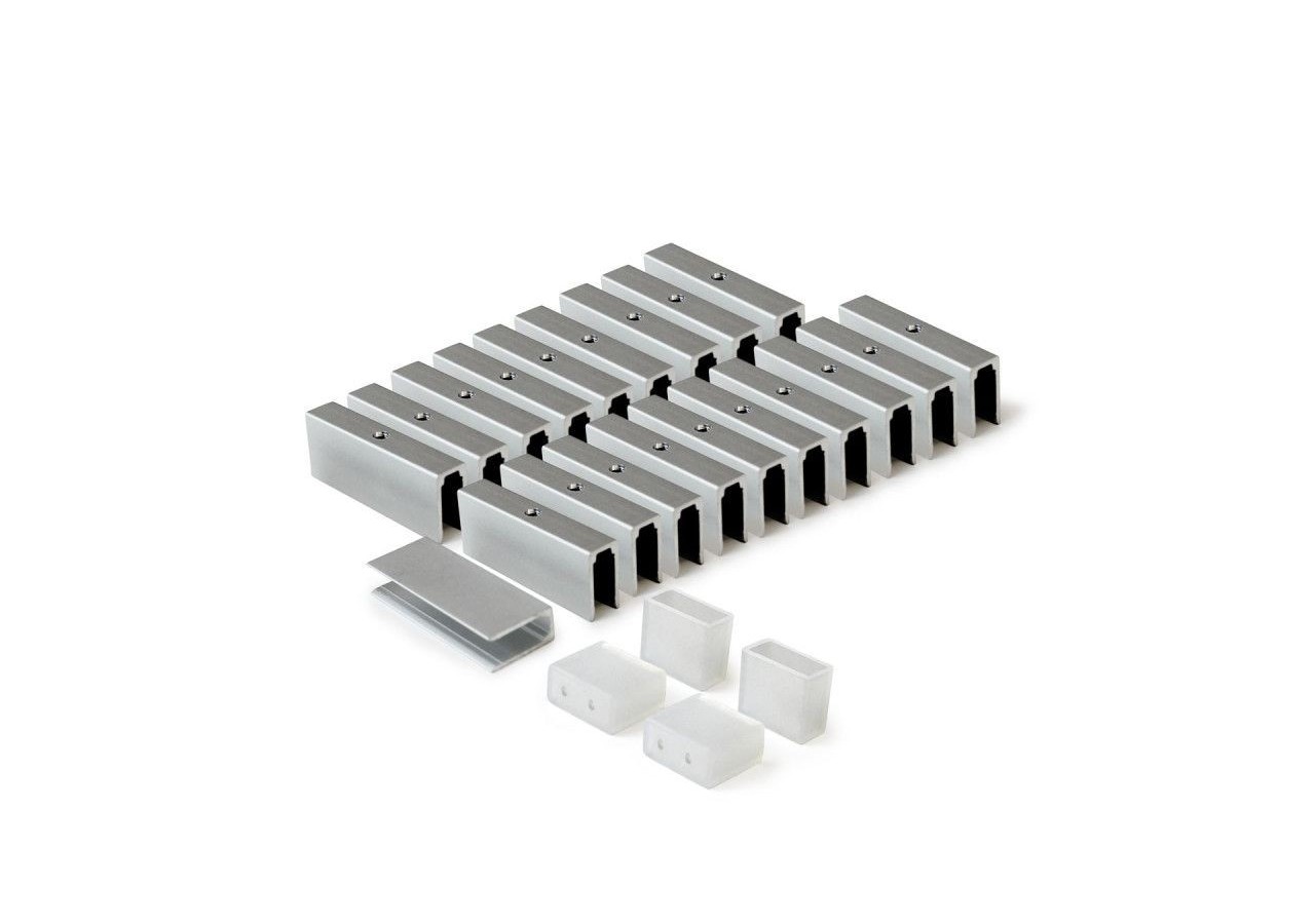 Néon LED flexible 24V/DC 4x10mm-5m-Kit complet-IP67-11W/m-À courbure latérale - N410-5M-180 - Barcelona LED