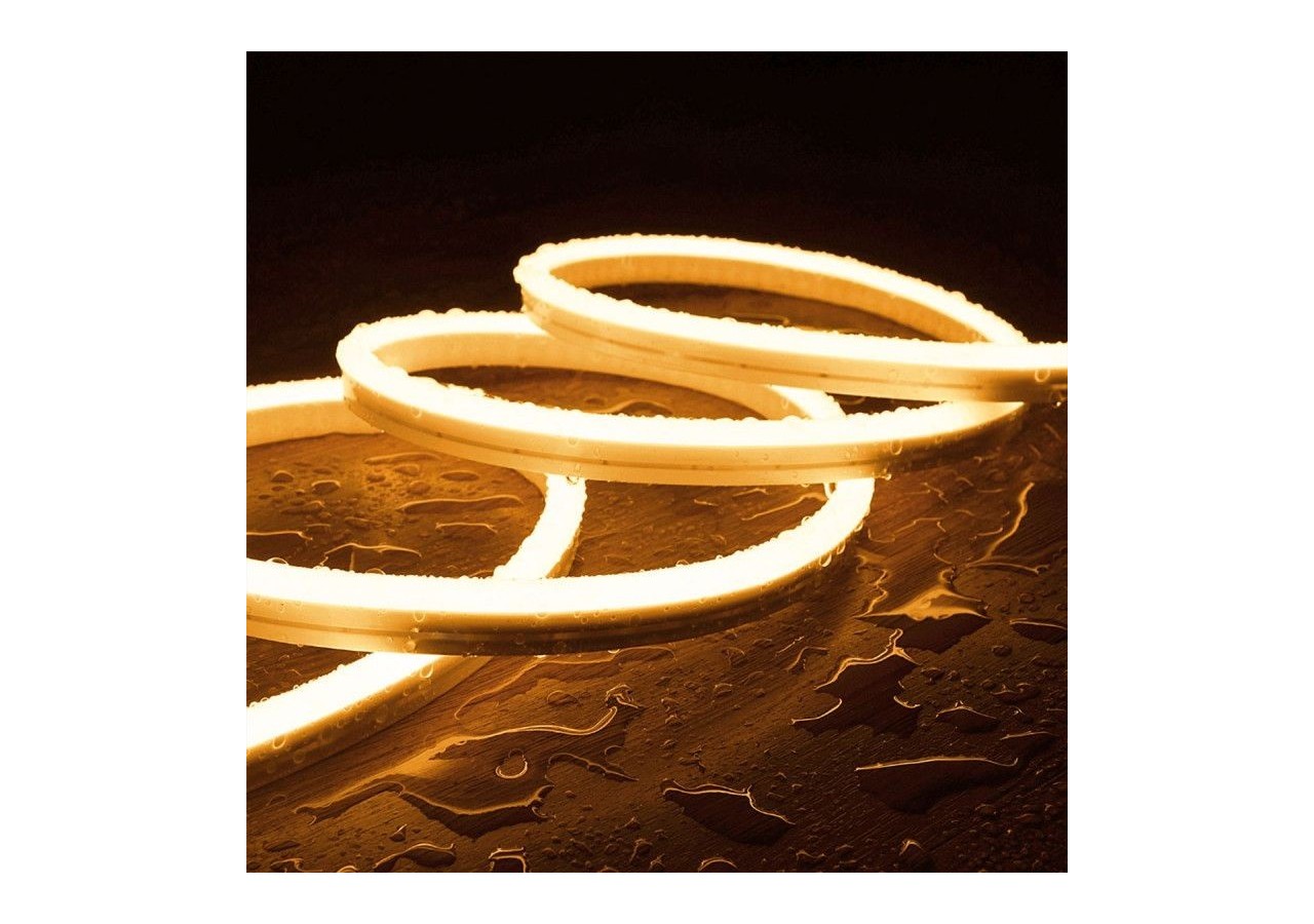 Néon LED flexible 24V/DC 4x10mm-5m-Kit complet-IP67-11W/m-À courbure latérale - N410-5M-270 - Barcelona LED