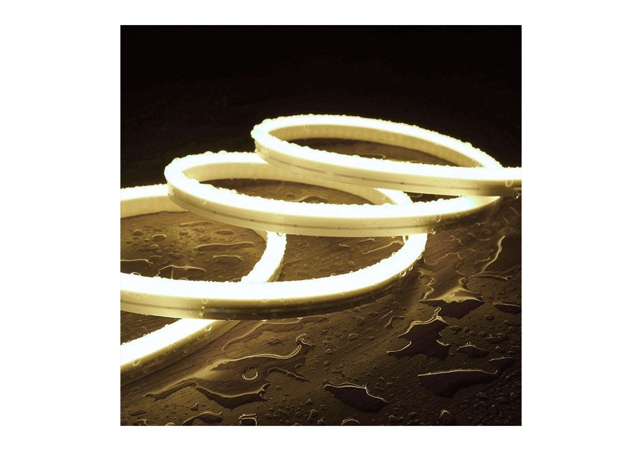 Néon LED flexible 24V/DC 4x10mm-5m-Kit complet-IP67-11W/m-À courbure latérale - N410-5M-BC - Barcelona LED