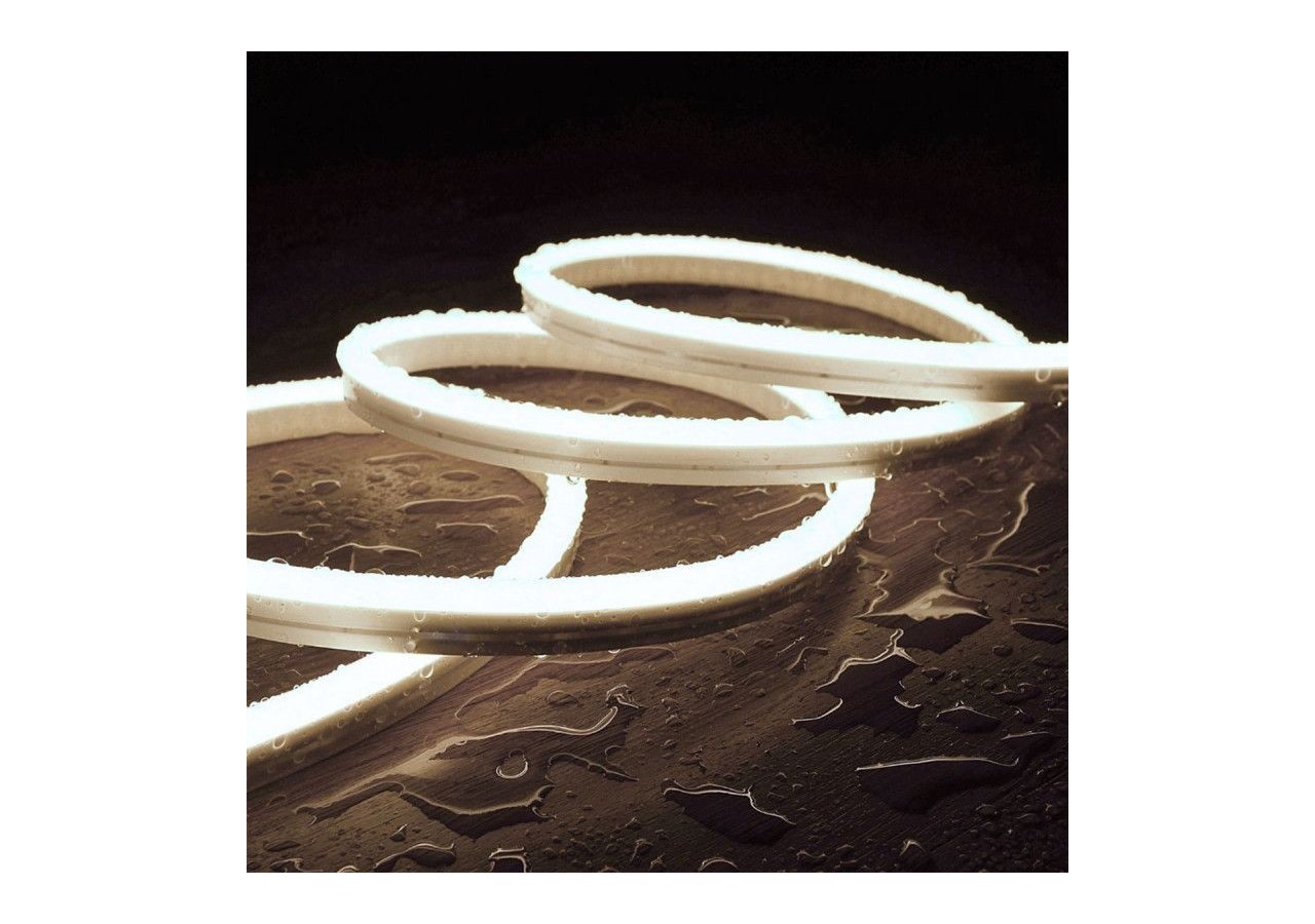 Néon LED flexible 24V/DC 4x10mm-5m-Kit complet-IP67-11W/m-À courbure latérale - N410-5M-BN - Barcelona LED