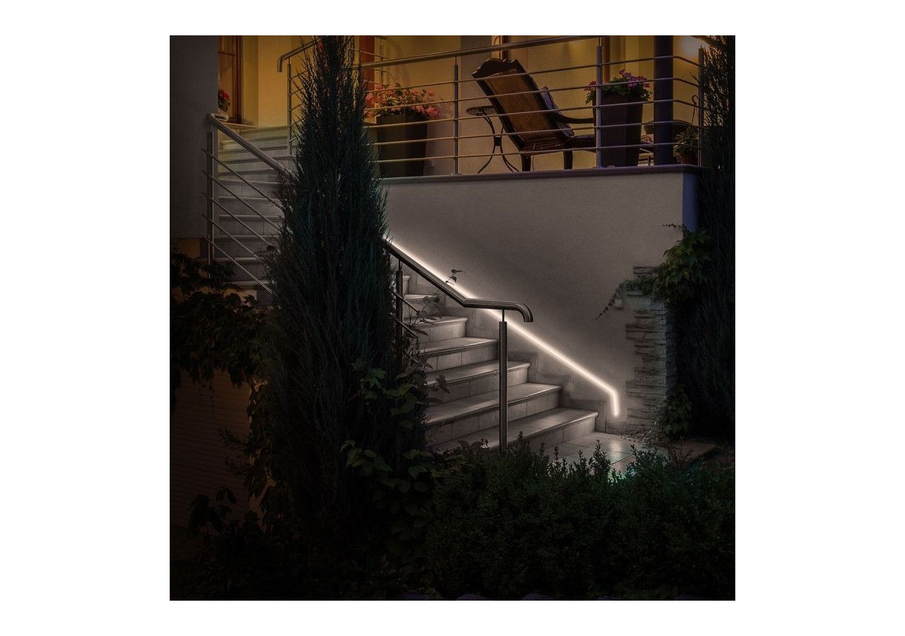 Néon LED flexible 24V/DC 4x10mm-5m-Kit complet-IP67-11W/m-À courbure latérale - N410-5M-BN - Barcelona LED