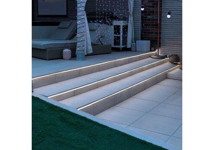 Néon LED flexible 24V/DC 4x10mm-5m-Kit complet-IP67-11W/m-À courbure latérale - N410-5M-BF - Barcelona LED