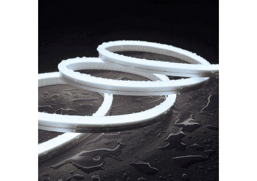 Néon LED flexible 24V/DC 4x10mm-5m-Kit complet-IP67-11W/m-À courbure latérale - N410-5M-BF - Barcelona LED