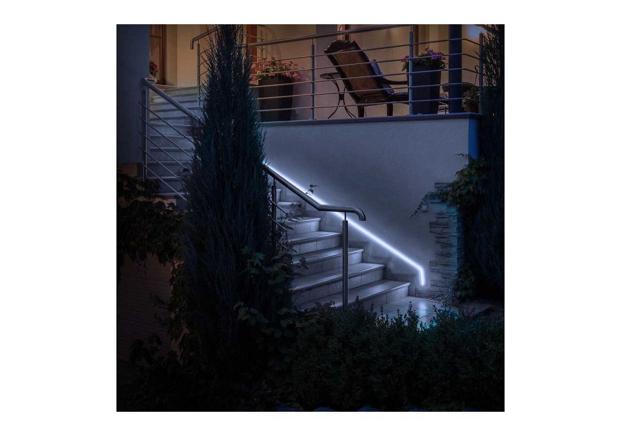 Néon LED flexible 24V/DC 4x10mm-5m-Kit complet-IP67-11W/m-À courbure latérale - N410-5M-BF - Barcelona LED