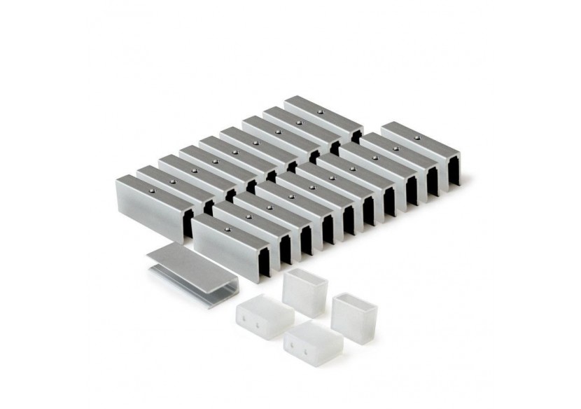 Néon LED flexible 24V/DC 4x10mm-5m-Kit complet-IP67-11W/m-À courbure latérale - N410-5M-BF - Barcelona LED