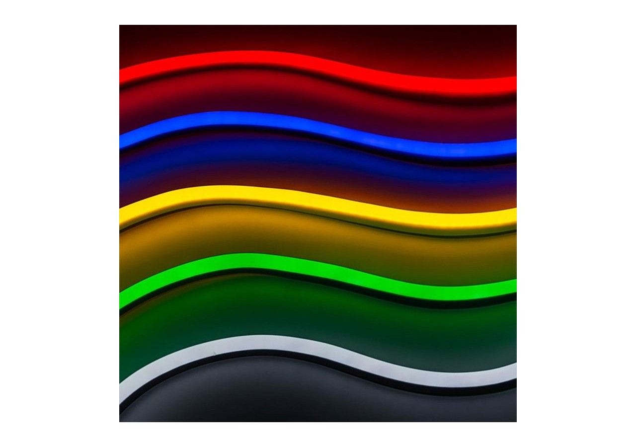 Néon LED flexible 24V/DC 4x10mm-5m-Kit complet-IP67-11W/m-À courbure latérale - N410-5M-RO - Barcelona LED