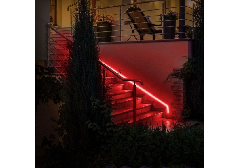 Néon LED flexible 24V/DC 4x10mm-5m-Kit complet-IP67-11W/m-À courbure latérale - N410-5M-RO - Barcelona LED Néon LED flexible 24V/DC 4x10mm-5m-Kit complet-IP67-11W/m-À courbure latérale - N410-5M-RO - Barcelona LED