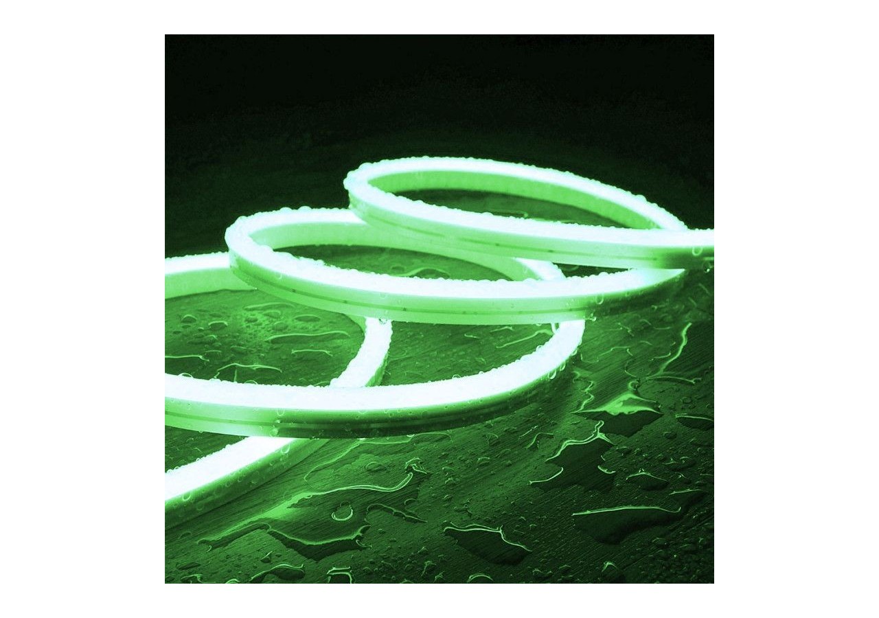 Néon LED flexible 24V/DC 4x10mm-5m-Kit complet-IP67-11W/m-À courbure latérale - N410-5M-VE - Barcelona LED