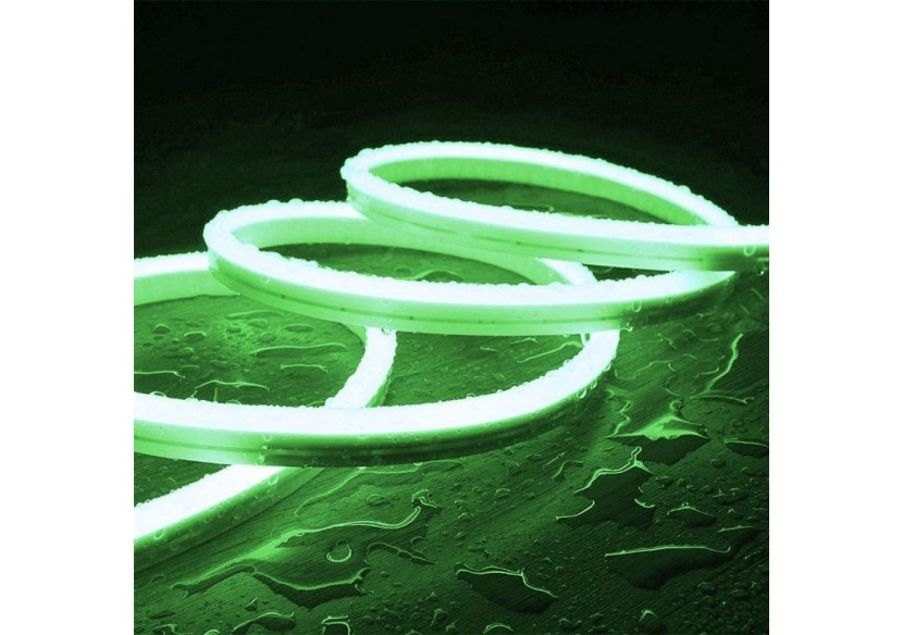 Néon LED flexible 24V/DC 4x10mm-5m-Kit complet-IP67-11W/m-À courbure latérale - N410-5M-VE - Barcelona LED Néon LED flexible 24V/DC 4x10mm-5m-Kit complet-IP67-11W/m-À courbure latérale - N410-5M-VE - Barcelona LED