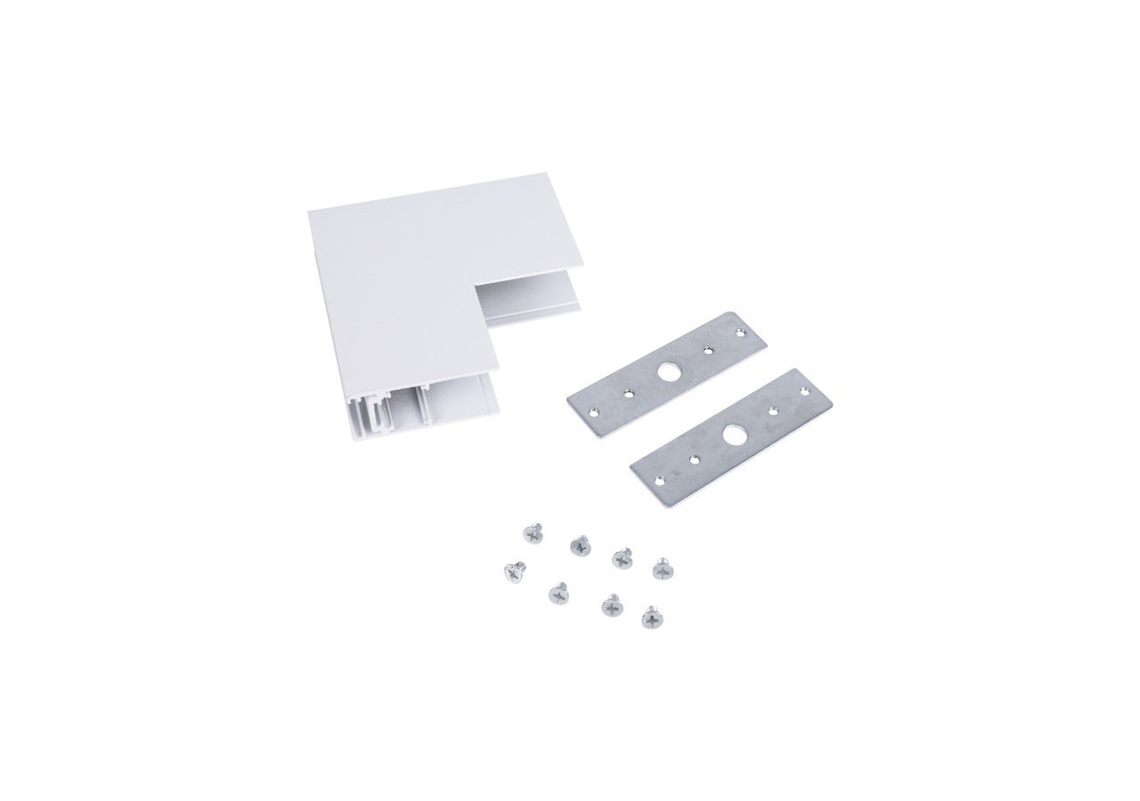 Jonction d'angle pour rails magnétiques en saillie 20mm-Verticale - CMS-90V-B - Barcelona LED