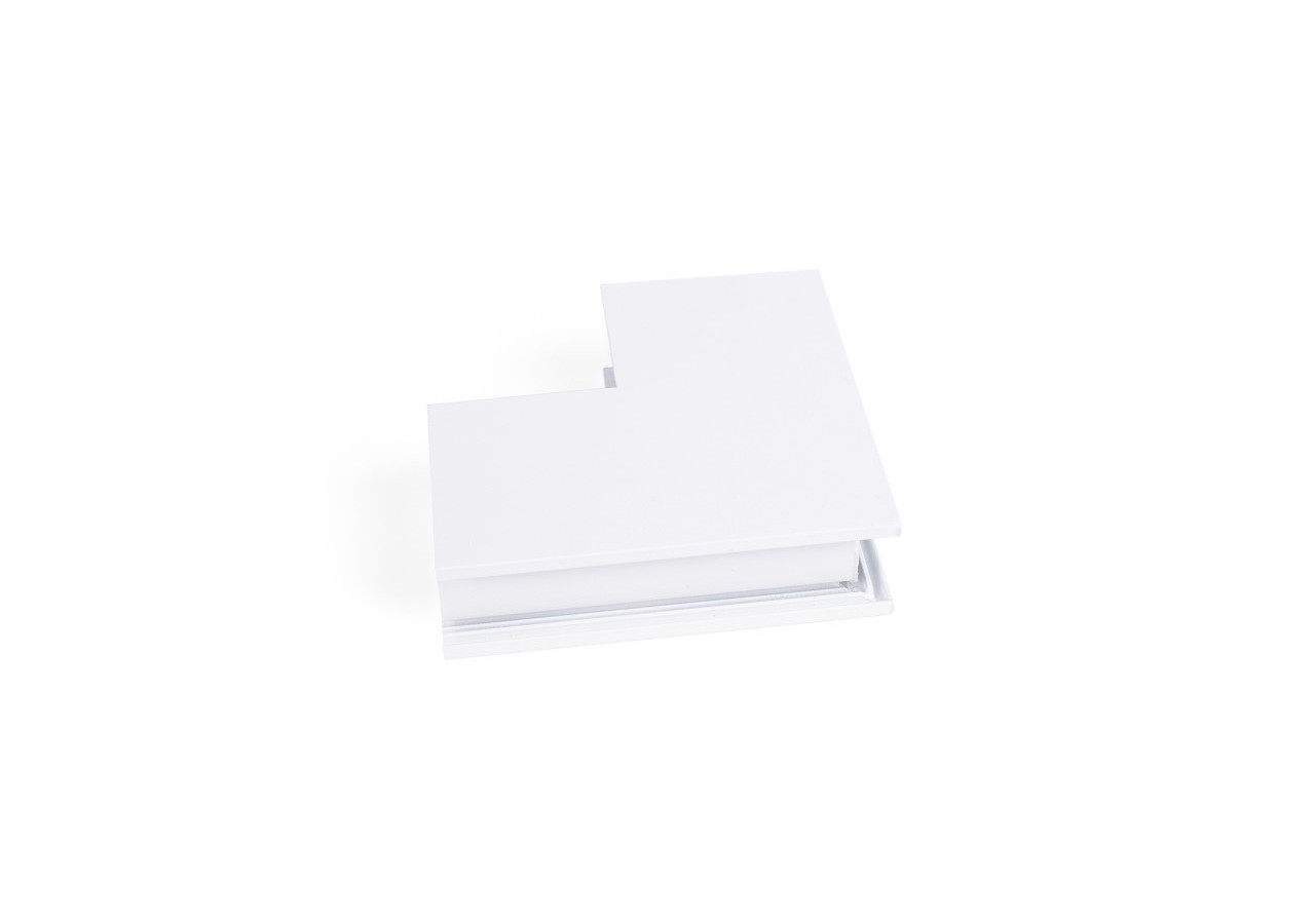 Jonction d'angle pour rails magnétiques en saillie 20mm-Verticale - CMS-90V-B - Barcelona LED