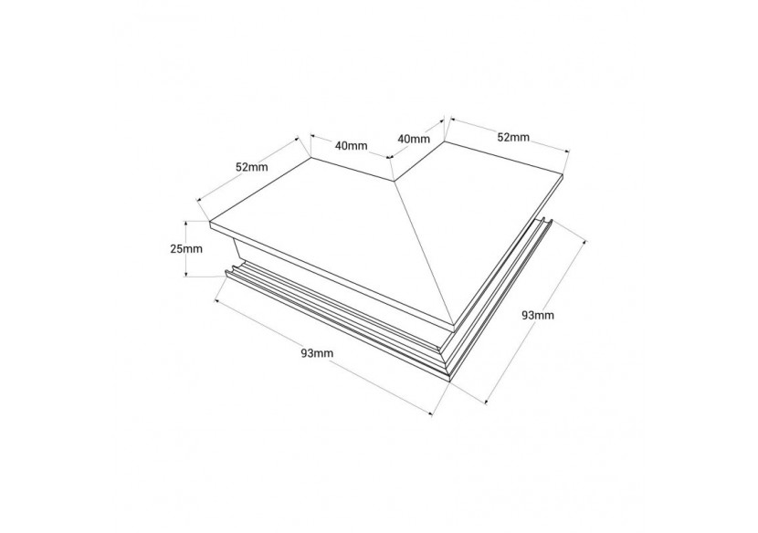 Jonction d'angle pour rails magnétiques en saillie 20mm-Verticale - CMS-90V-B - Barcelona LED Jonction d'angle pour rails magnétiques en saillie 20mm-Verticale - CMS-90V-B - Barcelona LED