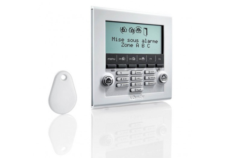 Clavier LCD avec lecteur de badge : Confort'Mat