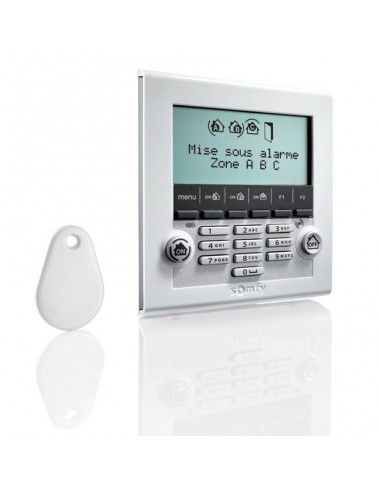 Clavier LCD avec lecteur de badge : Confort'Mat