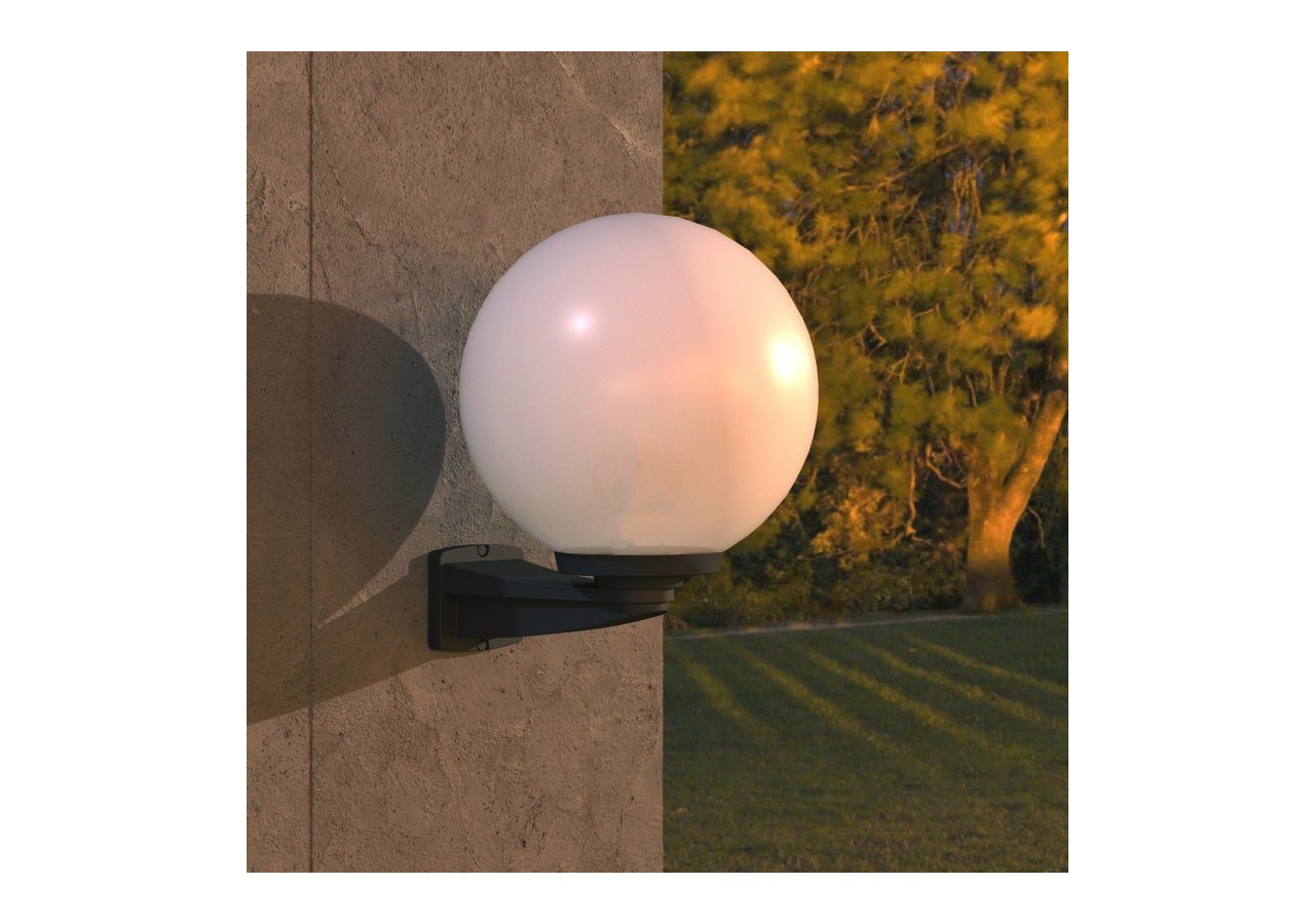 Applique murale d'extérieur sphérique FUMAGALLI "Nardo/G250"-E27 - G26.240.000.AYE27 - Barcelona LED