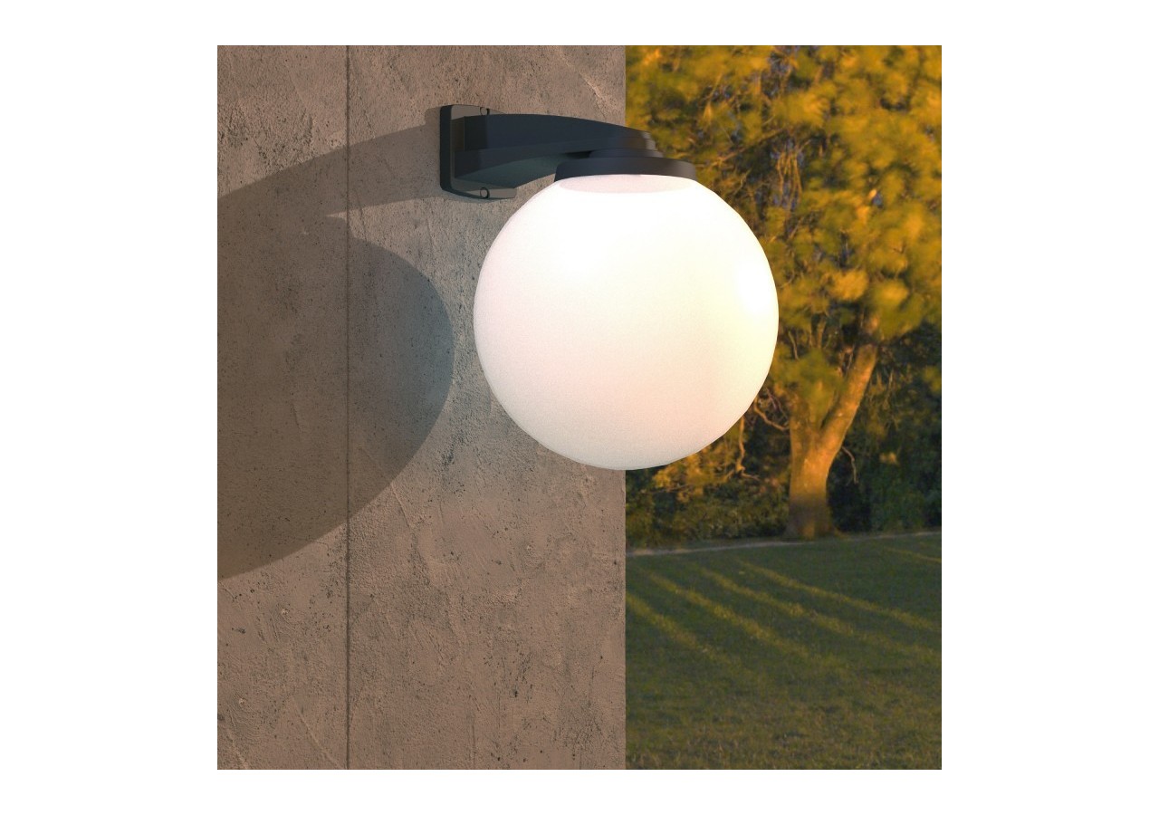 Applique murale d'extérieur sphérique FUMAGALLI "Nardo/G250"-E27 - G26.240.000.AYE27 - Barcelona LED