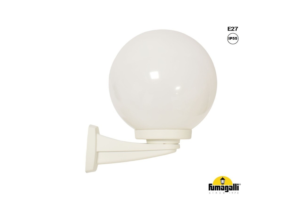 Applique murale d'extérieur sphérique FUMAGALLI "Nardo/G250"-E27 - G26.240.000.WYE27 - Barcelona LED