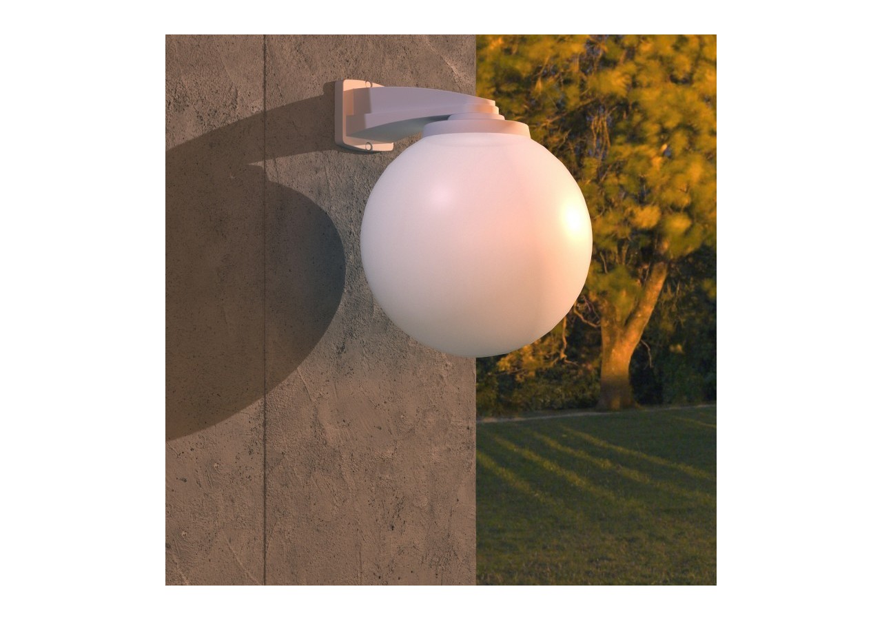 Applique murale d'extérieur sphérique FUMAGALLI "Nardo/G250"-E27 - G26.240.000.WYE27 - Barcelona LED