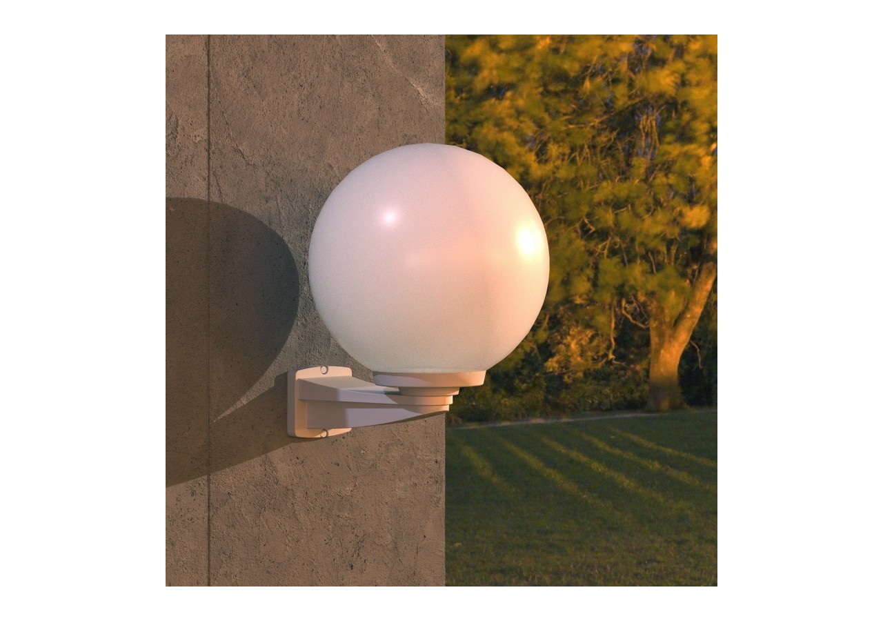 Applique murale d'extérieur sphérique FUMAGALLI "Nardo/G250"-E27 - G26.240.000.WYE27 - Barcelona LED